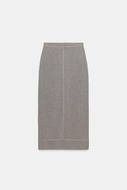 Jupe midi fluide
