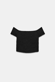 Top corset en maille