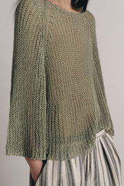 Pull ajouré en maille