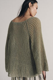 Pull ajouré en maille