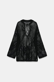 Pull en maille ajourée
