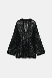 Pull en maille ajourée