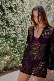 Pull en maille ajourée