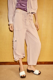 Pantalon cargo effet délavé