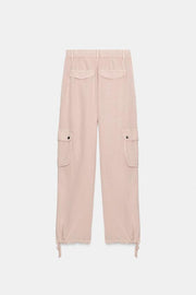 Pantalon cargo effet délavé