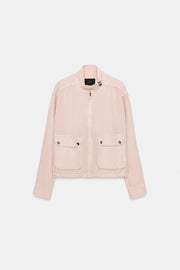 Veste à poches effet délavé