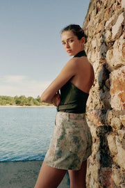 Short Z1975 taille mi-haute imprimé floral