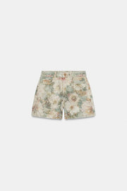 Short Z1975 taille mi-haute imprimé floral