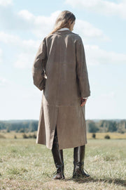 Manteau 100 % cuir suédé Édition limitée