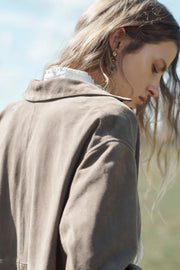 Manteau 100 % cuir suédé Édition limitée