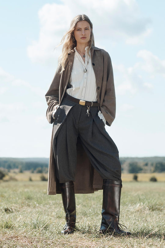 Manteau 100 % cuir suédé Édition limitée