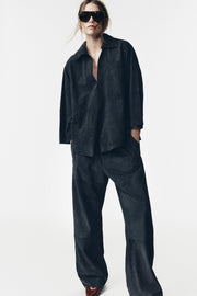 Chemise à poche en cuir suédé Édition limitée
