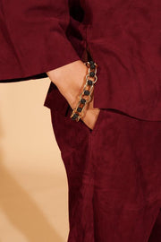 Pantalon en cuir suédé Édition limitée