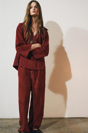 Pantalon en cuir suédé Édition limitée