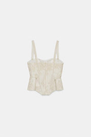 Top corset en dentelle ZW Collection