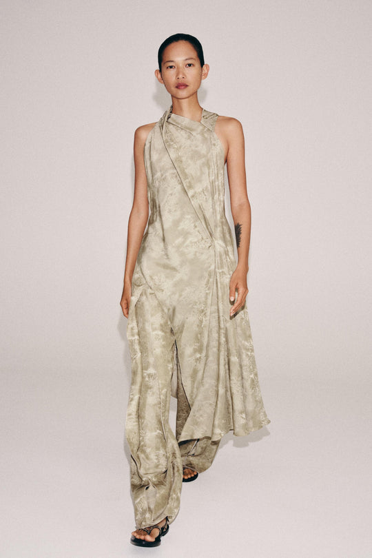 Top asymétrique en jacquard ZW Collection
