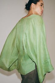 Chemise en ramie à rayures ZW Collection