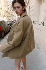 Veste à poches plastron