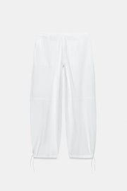 Pantalon large à cordons