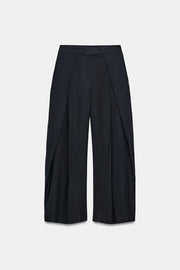 Pantalon à jambe large à plis ZW Collection