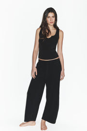 Pantalon molleton effet délavé