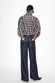 Jean Z1975 à jambe large avec ceinture