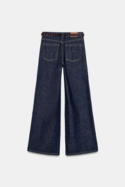 Jean Z1975 à jambe large avec ceinture