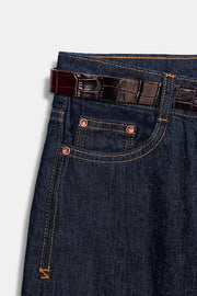 Jean Z1975 à jambe large avec ceinture