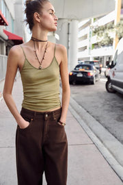 Jean Z1975 coupe barrel, taille mi-haute et longueur cheville