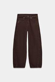 Jean Z1975 coupe barrel, taille mi-haute et longueur cheville