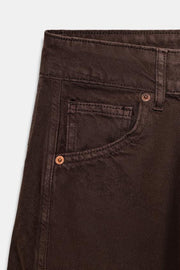 Jean Z1975 coupe barrel, taille mi-haute et longueur cheville