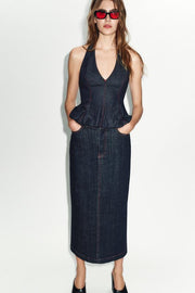 Jupe Z1975 midi en denim