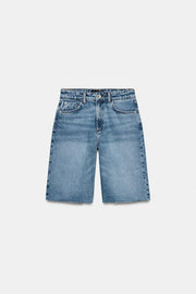Bermuda Z1975 en denim taille mi-haute