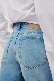Short Z1975 en denim taille croisée