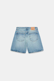 Short Z1975 en denim taille croisée