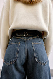 Jean Z1975 coupe ballon taille mi-haute