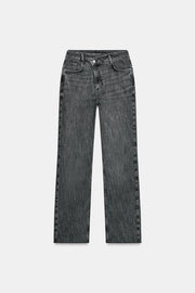 Jean Z1975 coupe droite, taille haute à ceinture croisée