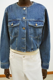 Blouson Z1975 court à col rond