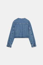 Blouson Z1975 court à col rond