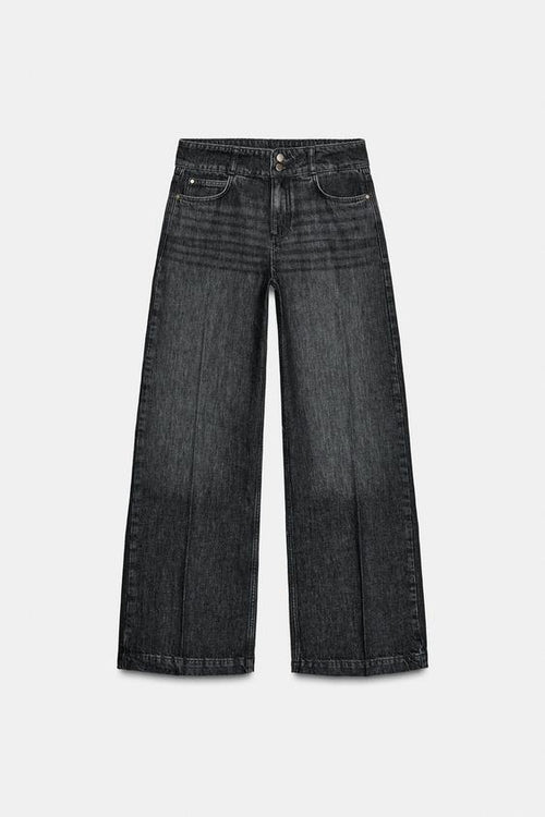 Jean Z1975 à jambe large taille haute