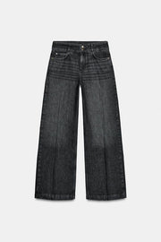 Jean Z1975 à jambe large taille haute