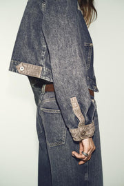 Blouson Z1975 contrasté en denim