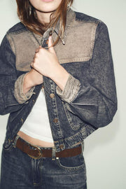 Blouson Z1975 contrasté en denim