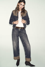 Blouson Z1975 contrasté en denim