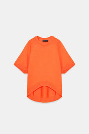 Pull en maille à manches courtes