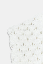 Robe mini en maille pointelle