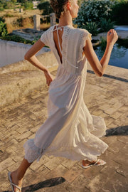 Robe contrastée en maille