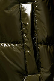 Anorak effet brillant déperlant coupe-vent