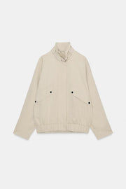 Veste bomber oversize à col montant