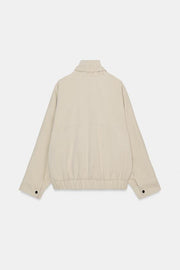 Veste bomber oversize à col montant